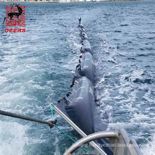 Deers rubber type oil spill containment boom for marine affair